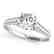 1.1 CTW Certified VS/SI Diamond Solitaire Ring 14K - 2
