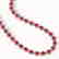 45.93 CTW Ruby & Diamond Halo Necklace 10K Rose Gold - 2