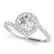 0.75 CTW Certified VS/SI Diamond Bypass Solitaire Ring - 2