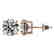 3 CTW Certified H-SI/I Quality Diamond Solitaire Stud - 2