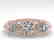 1.00 CTW VS/SI Diamond Art Deco Ring 14K Rose Gold