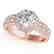 1.11 CTW Certified VS/SI Diamond Solitaire Halo Ring