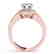 1.11 CTW Certified VS/SI Diamond Solitaire Halo Ring - 2