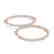 3.33 CTW Diamond VS/SI Certified 44 Mm Hoop Earrings
