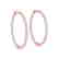 3.33 CTW Diamond VS/SI Certified 44 Mm Hoop Earrings - 2