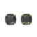 6 CTW Cushion Cut Black VS/SI Diamond Designer Stud