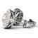 1 CTW Diamond Solitaire VS/SI Certified Halo 14K White