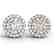 1 CTW Diamond Solitaire VS/SI Certified Halo 14K White - 2