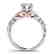 1.1 CTW Certified VS/SI Diamond Solitaire Ring 14K - 2