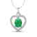4 CTW Emerald & VS/SI Diamond Designer Inspired Heart
