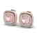 3.95 CTW Morganite & Micro Pave VS/SI Diamond Halo