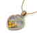 3 CTW Citrine & Micro Pave Designer Inspired Heart