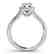 0.6 CTW Certified VS/SI Diamond Solitaire Halo Ring 14K - 2