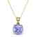 6 Cushion Cut Tanzanite Designer Inspired Solitaire - 2