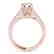 1 CTW Certified VS/SI Diamond Solitaire Ring 14K Rose - 2