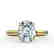 2.50 CTW Aquamarine Designer Inspired Solitaire Ring