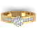 1.1 CTW Certified VS/SI Diamond Solitaire Art Deco Ring