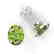 5.50 CTW Peridot Designer Inspired Solitaire Stud - 2