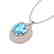 5 CTW Sky Blue Topaz & Micro Pave VS/SI Diamond - 2