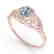 0.50 CTW VS/SI Diamond Solitaire Ring 14K Rose Gold - 2