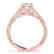 1 CTW Certified VS/SI Diamond Solitaire Ring 14K Rose - 2