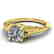 1 CTW Solitaire Certified VS/SI Diamond Ring 18K Yellow - 2
