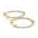 5 CTW Diamond VS/SI Certified 37 Mm Hoop Earrings 14K
