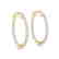 5 CTW Diamond VS/SI Certified 37 Mm Hoop Earrings 14K - 2