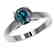 1.46 CTW Certified Intense Blue SI Diamond Solitaire - 2