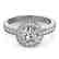 1.4 CTW Certified VS/SI Diamond Solitaire Halo Ring 14K
