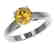1.50 CTW Certified Intense Yellow SI Diamond Solitaire - 2