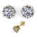 2.0 CTW VS/SI Diamond Stud Solitaire Earrings 14K - 2