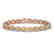 10.07 CTW Fancy Citrine & Diamond Halo Bracelet 10K