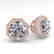 1.50 CTW VS/SI Diamond Stud Solitaire Earrings 14K Rose