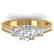 1.75 CTW Certified VS/SI Diamond 3 Stone Ring 18K