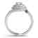 1.54 CTW Certified VS/SI Diamond Solitaire Halo Ring - 2