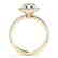 2 CTW Certified VS/SI Diamond Solitaire Halo Ring 14K - 2