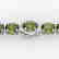 17.25 CTW Green Tourmaline & VS/SI Diamond Tennis Micro