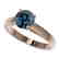 1.50 CTW Certified Intense Blue SI Diamond Solitaire