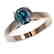 1.50 CTW Certified Intense Blue SI Diamond Solitaire - 2