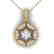 1.5 CTW Certified VS/SI Diamond Art Deco Stud Necklace