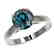 2.50 CTW Certified Intense Blue SI Diamond Solitaire - 2