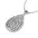 2 CTW Micro Pave Designer VS/SI Diamond Necklace 14K