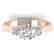 1.5 CTW Certified VS/SI Diamond Solitaire 3 Stone Ring