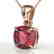 2 CTW Cushion Cut Pink Tourmaline Designer Solitaire