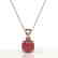 2 CTW Cushion Cut Pink Tourmaline Designer Solitaire - 2