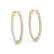 2.15 CTW Diamond VS/SI Certified 38 Mm Hoop Earrings - 2