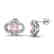 3.50 CTW Morganie & Micro Pave VS/SI Diamond Earrings - 2