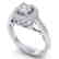 1.45 CTW Certified VS/SI Diamond Art Deco Micro Halo - 2