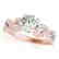 1.4 CTW Certified VS/SI Diamond Solitaire Ring 14K Rose - 2